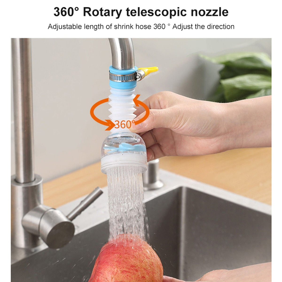 360-Rotation Kitchen Sink
